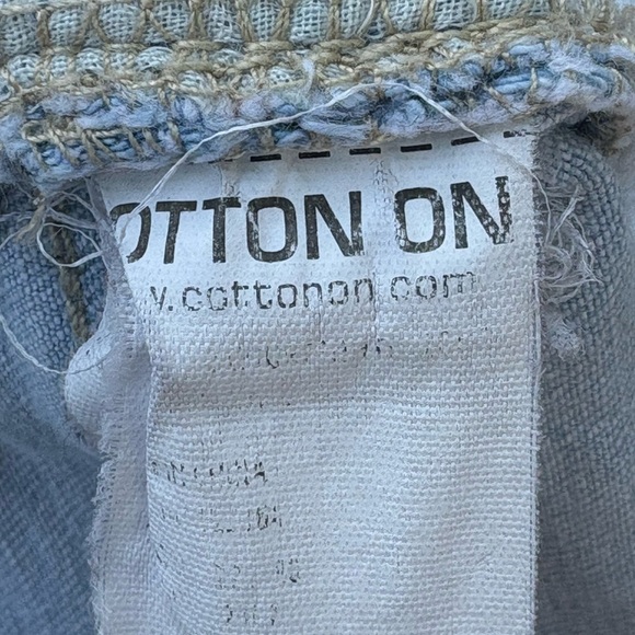 COTTON:ON Women’s Light Blue Southwest Print Denim Shorts - Picture 8 of 9